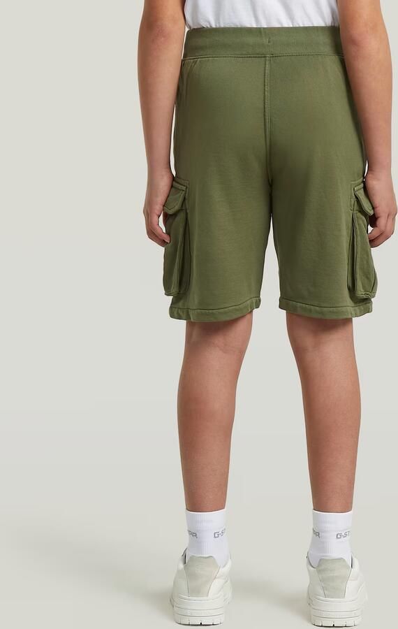 G-Star RAW Nifous Cargo Sweatshort voor jongens Groen jongens - Foto 4