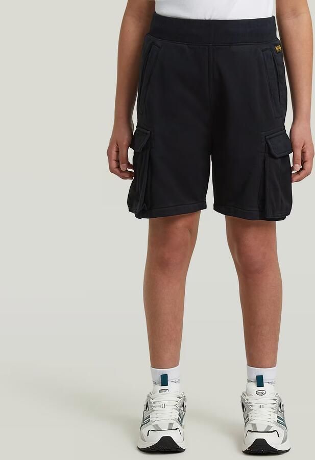 G-Star RAW Nifous Cargo Sweatshort voor jongens Zwart jongens