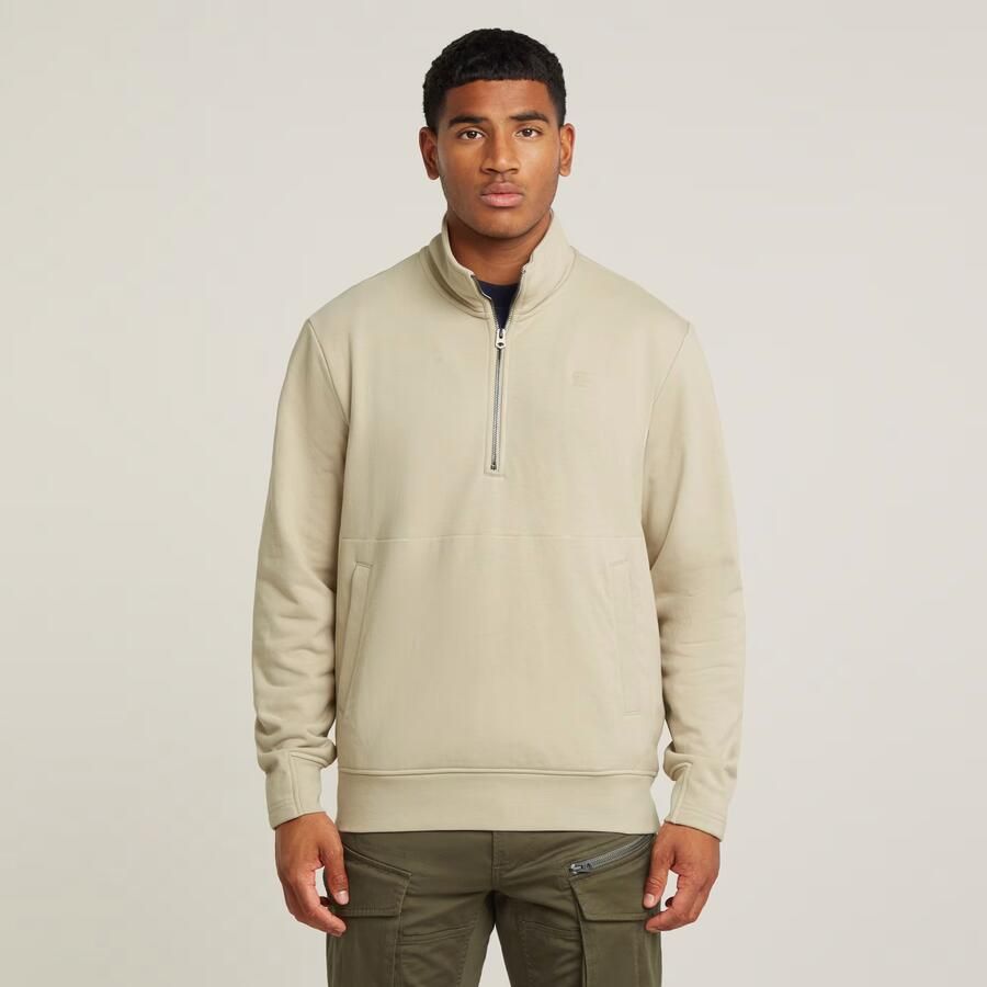 G-STAR RAW Heren Truien & Vesten Nifous Half Zip Sw Zand - Foto 11