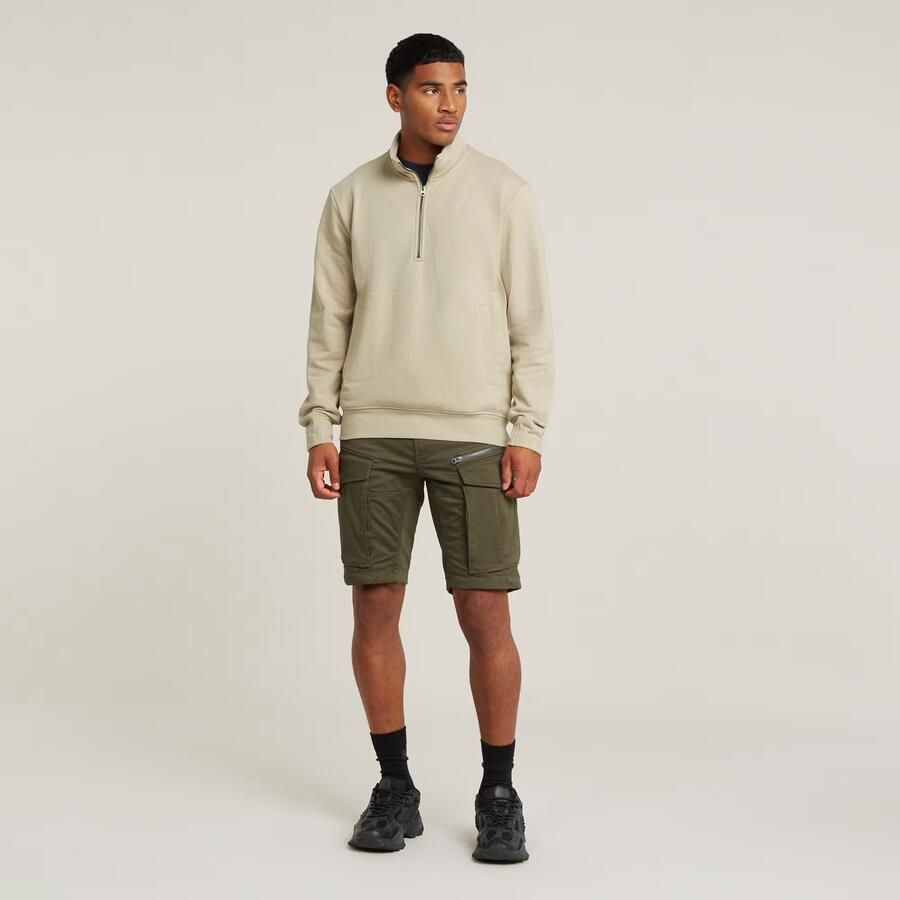 G-STAR RAW Heren Truien & Vesten Nifous Half Zip Sw Zand - Foto 5