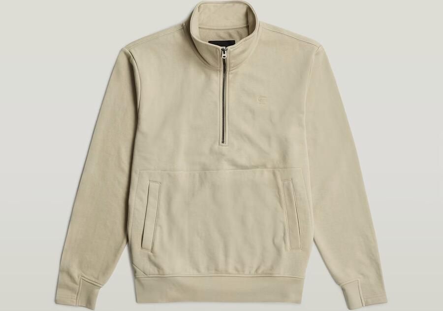 G-STAR RAW Heren Truien & Vesten Nifous Half Zip Sw Zand - Foto 10