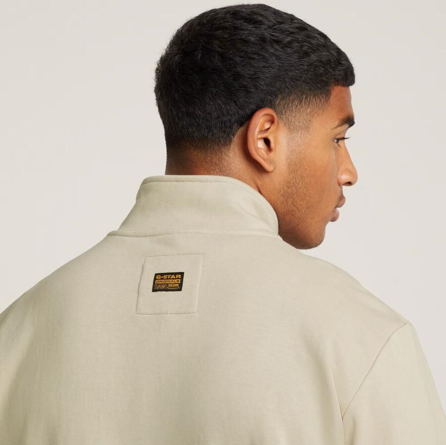 G-STAR RAW Heren Truien & Vesten Nifous Half Zip Sw Zand - Foto 8