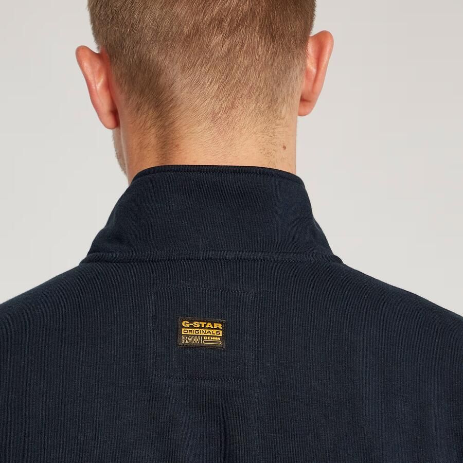 G-Star RAW Nifous Half Zip Sweater Donkerblauw Heren - Foto 3