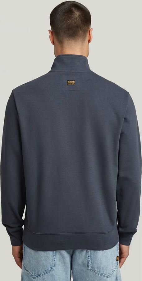G-Star RAW Nifous Half Zip Sweater Donkerblauw Heren - Foto 6