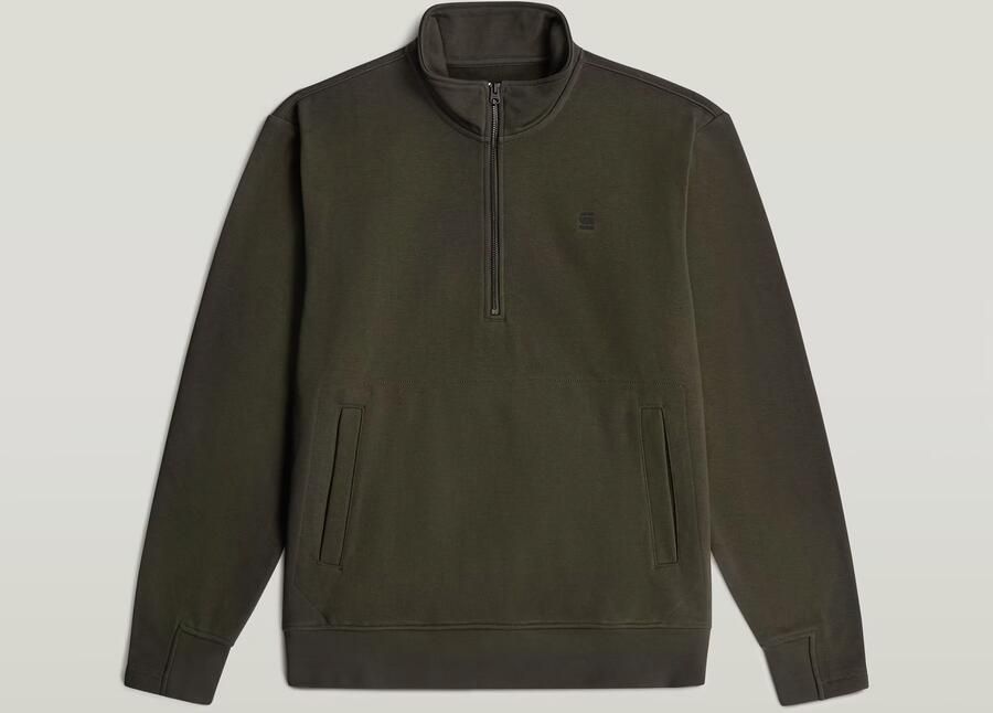 G-Star RAW Nifous Half Zip Sweater Grijs Heren - Foto 6