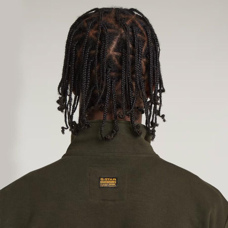 G-Star RAW Nifous Half Zip Sweater Grijs Heren - Foto 2