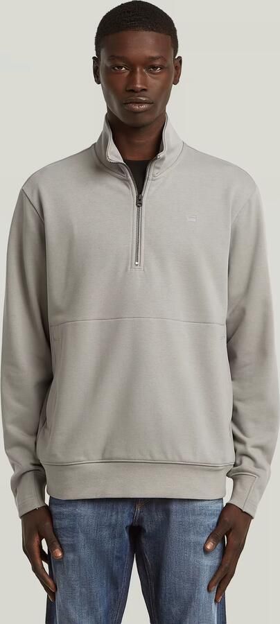G-Star RAW Nifous Half Zip Sweater Grijs Heren