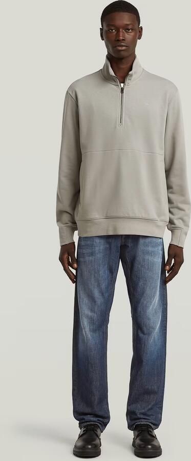 G-Star RAW Nifous Half Zip Sweater Grijs Heren - Foto 6