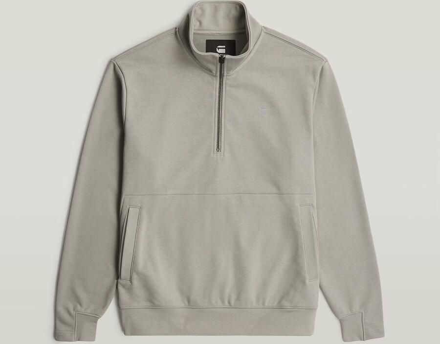 G-Star RAW Nifous Half Zip Sweater Grijs Heren - Foto 4