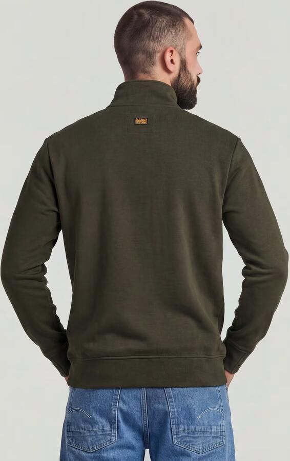 G-Star RAW Nifous Half Zip Sweater Grijs Heren - Foto 6