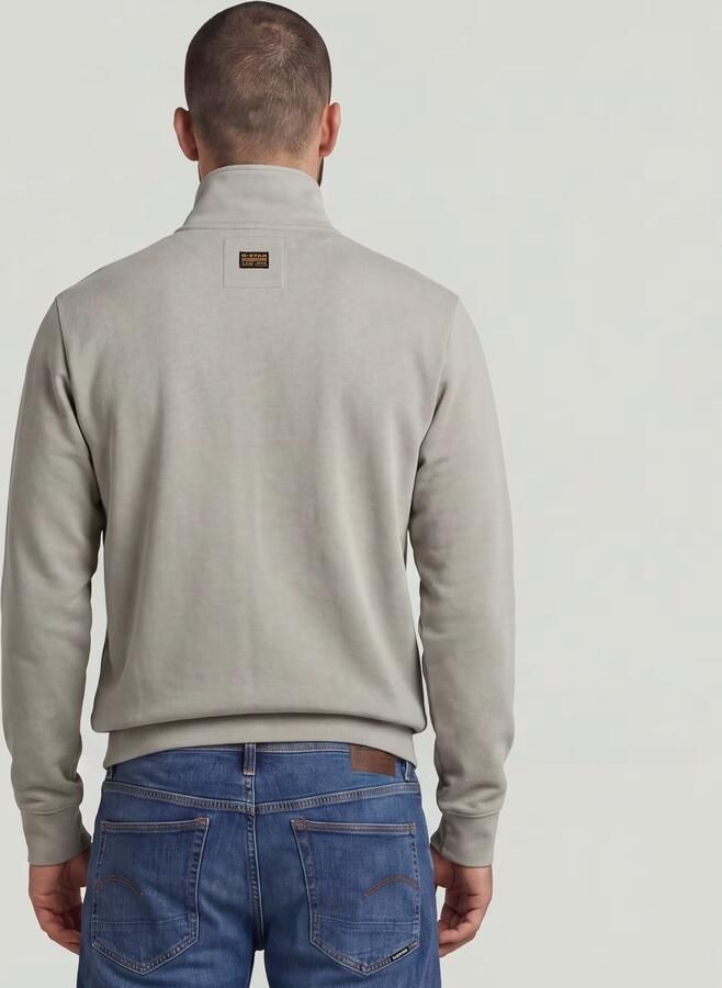 G-Star RAW Nifous Half Zip Sweater Grijs Heren - Foto 5