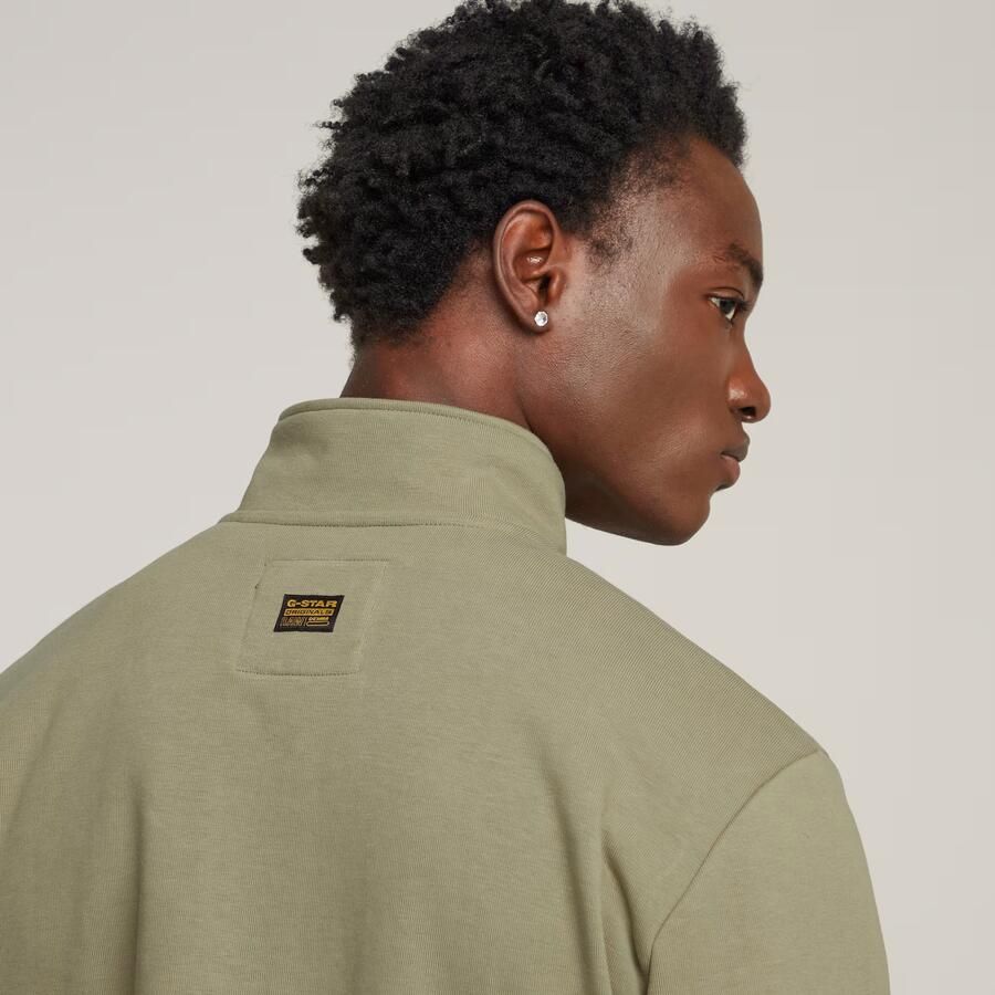 G-Star RAW Nifous Half Zip Sweater Groen Heren - Foto 3