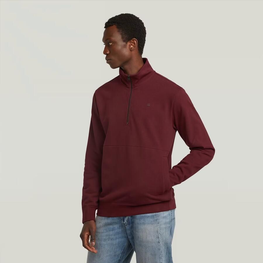 G-Star RAW Nifous Half Zip Sweater Rood Heren - Foto 3