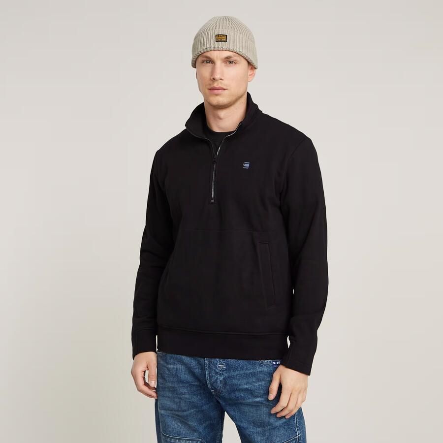 G-Star RAW Nifous Half Zip Sweater Zwart Heren - Foto 7
