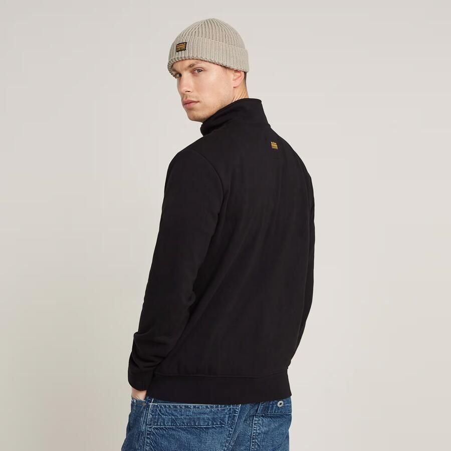 G-Star RAW Nifous Half Zip Sweater Zwart Heren