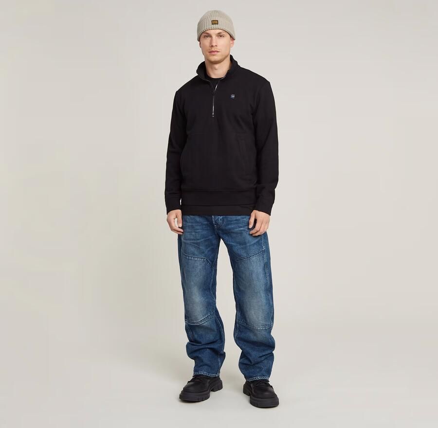 G-Star RAW Nifous Half Zip Sweater Zwart Heren - Foto 5