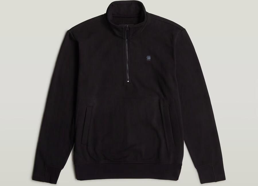 G-Star RAW Nifous Half Zip Sweater Zwart Heren - Foto 6