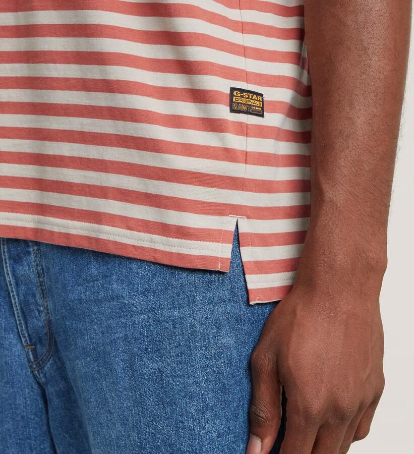 G-Star RAW Nifous Stripe T-Shirt Meerkleurig Heren - Foto 4