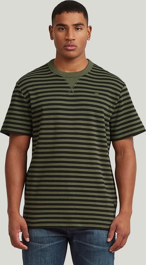G-Star RAW Nifous Stripe T-Shirt Meerkleurig Heren