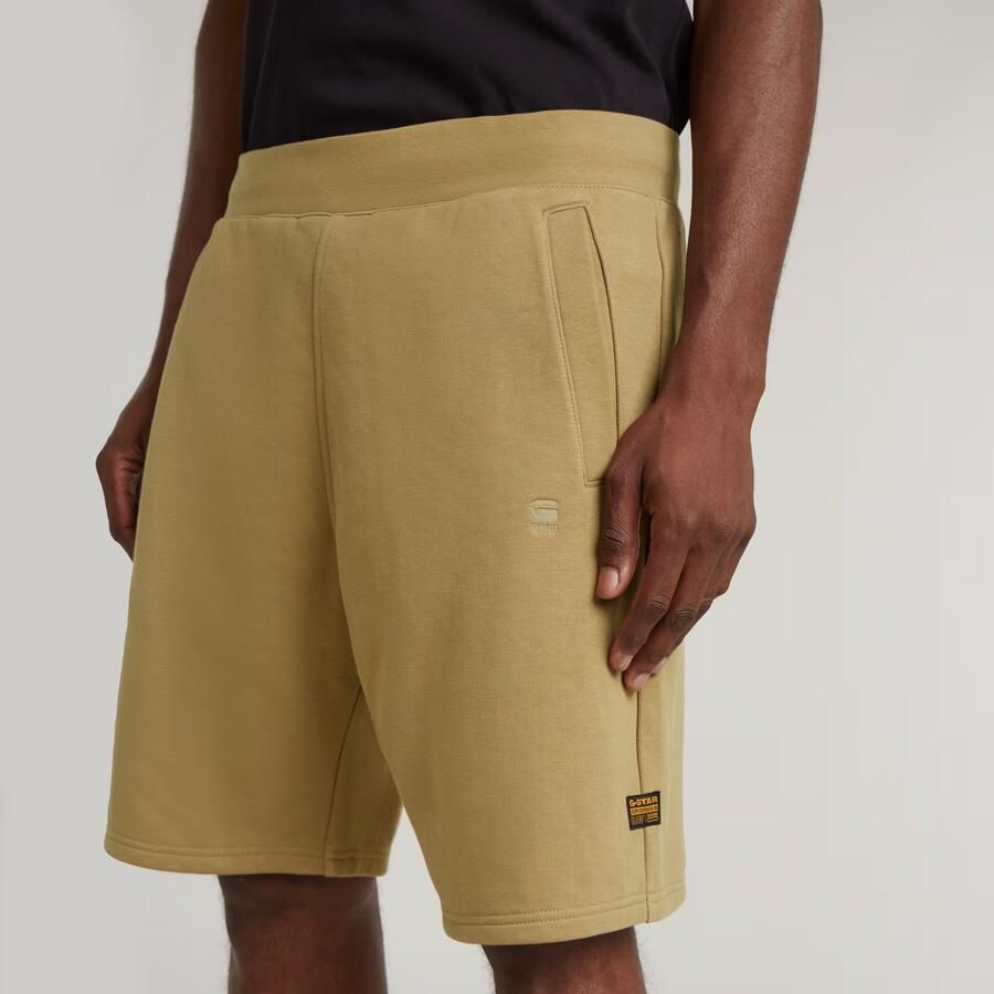 G-Star RAW Nifous Sweat Short Beige Heren - Foto 4