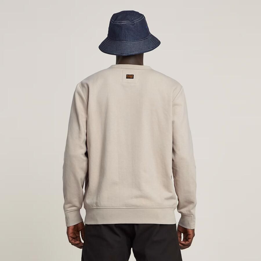 G-Star RAW Sweatshirt Nifous met halve mouwboorden - Foto 5