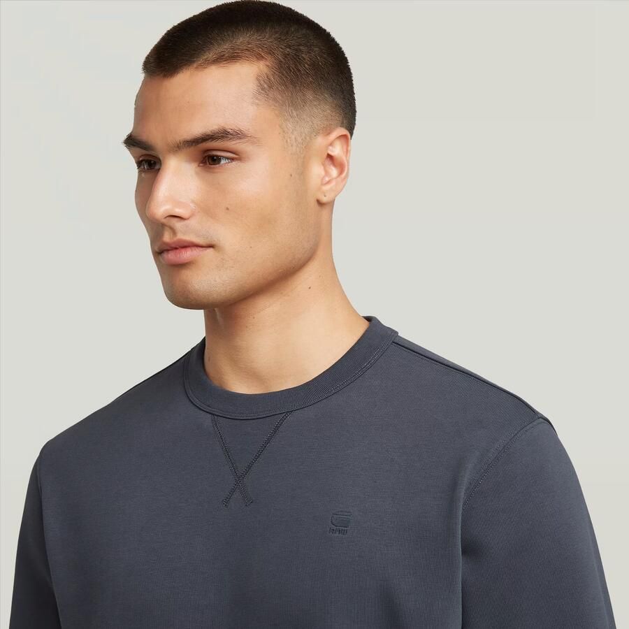 G-Star RAW Sweatshirt Nifous met halve mouwboorden - Foto 3