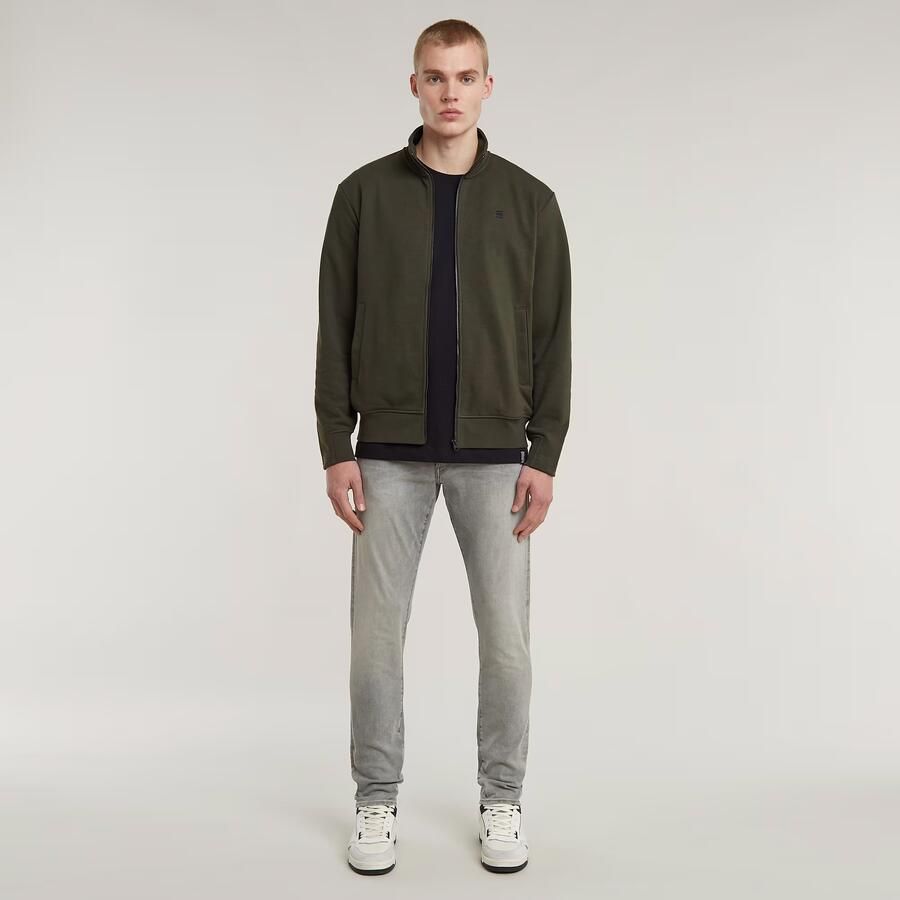 G-Star RAW Nifous Sweater Met Rits Grijs Heren