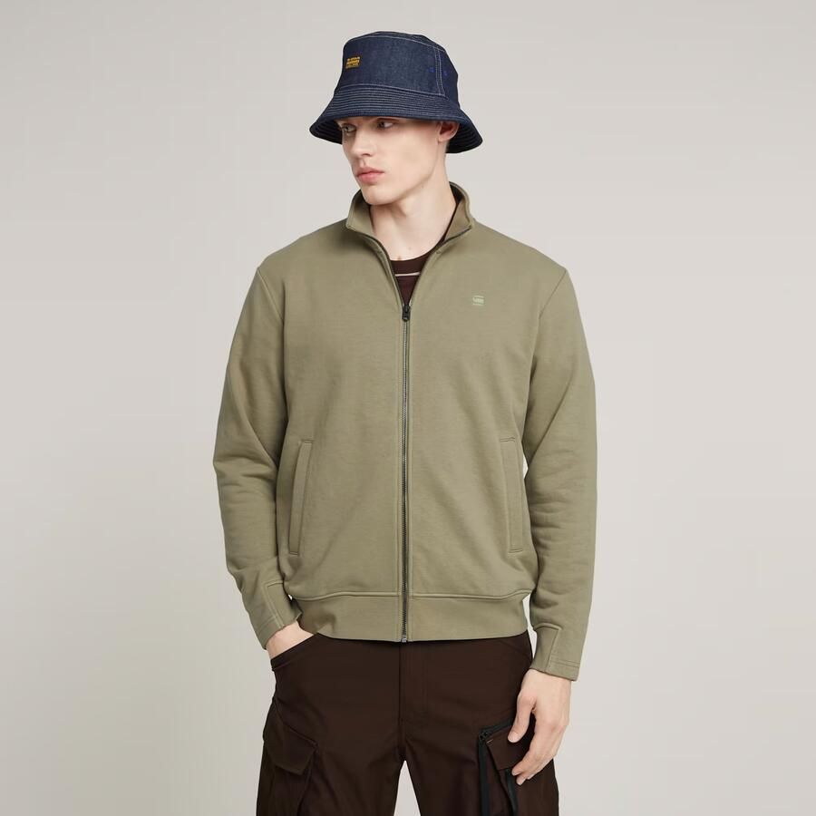 G-Star RAW Nifous Sweater Met Rits Groen Heren - Foto 7