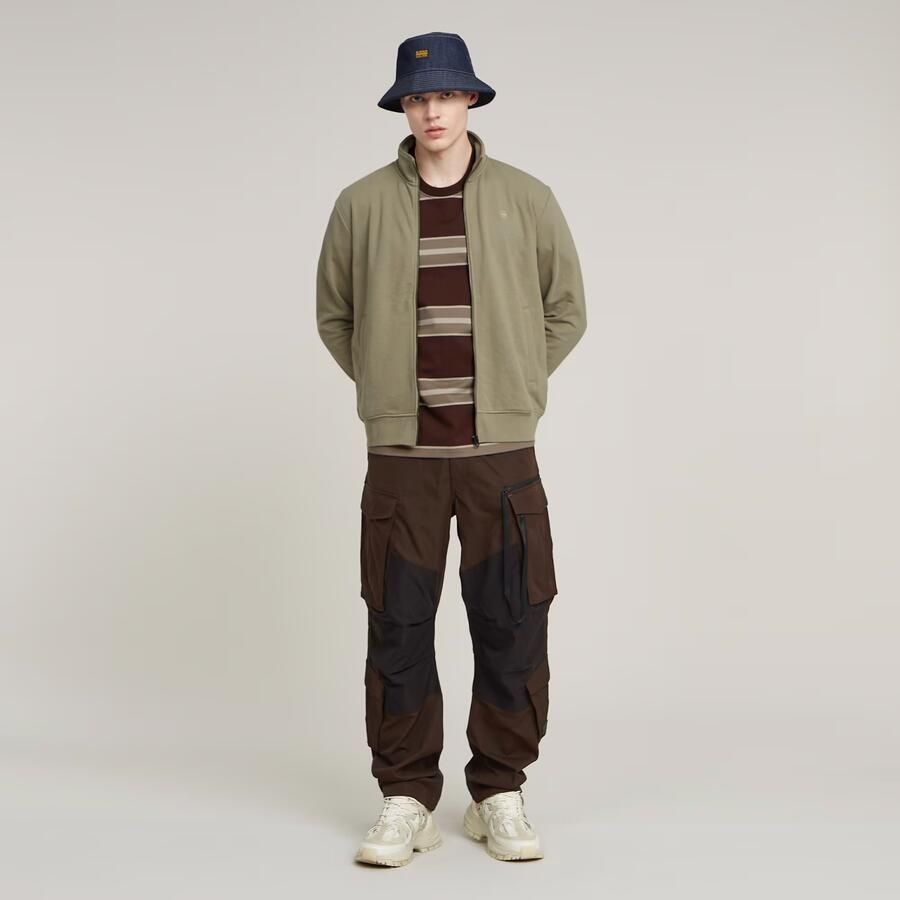 G-Star RAW Nifous Sweater Met Rits Groen Heren - Foto 2