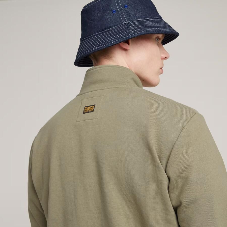 G-Star RAW Nifous Sweater Met Rits Groen Heren - Foto 3