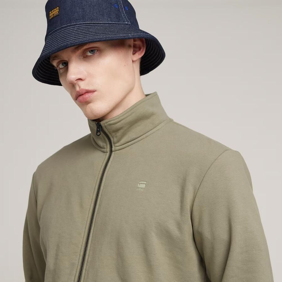 G-Star RAW Nifous Sweater Met Rits Groen Heren - Foto 4