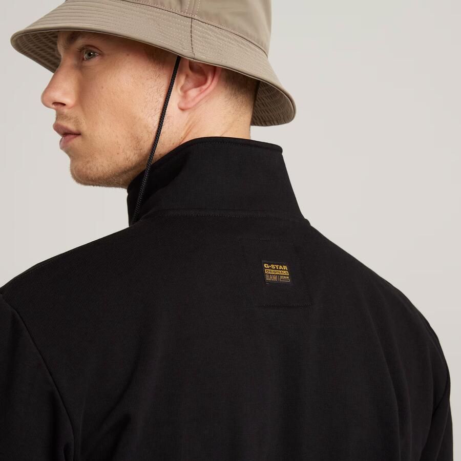 G-Star RAW Nifous Sweater Met Rits Zwart Heren - Foto 4