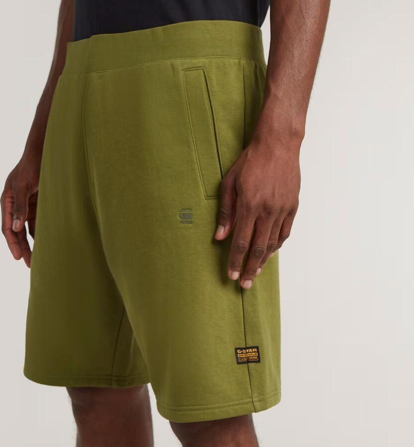 G-Star RAW Nifous Sweatshort Groen Heren - Foto 5