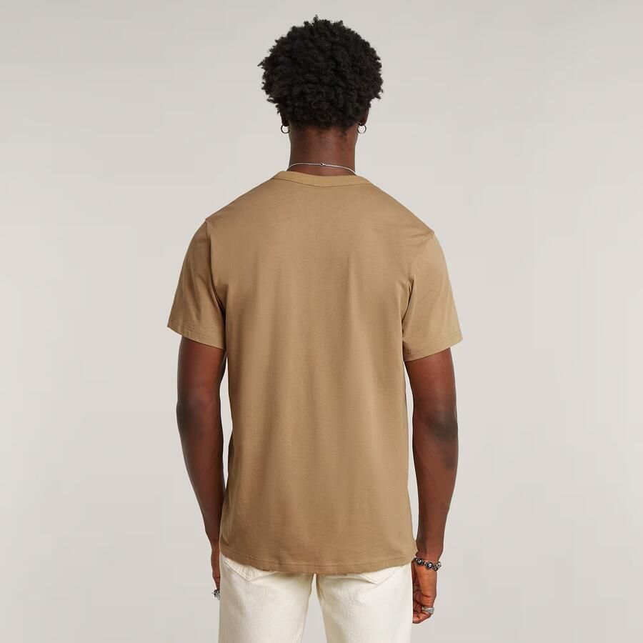 G-Star Raw T-shirt D24449-336 NIFOUS BASE-B444 SAFARI - Foto 3