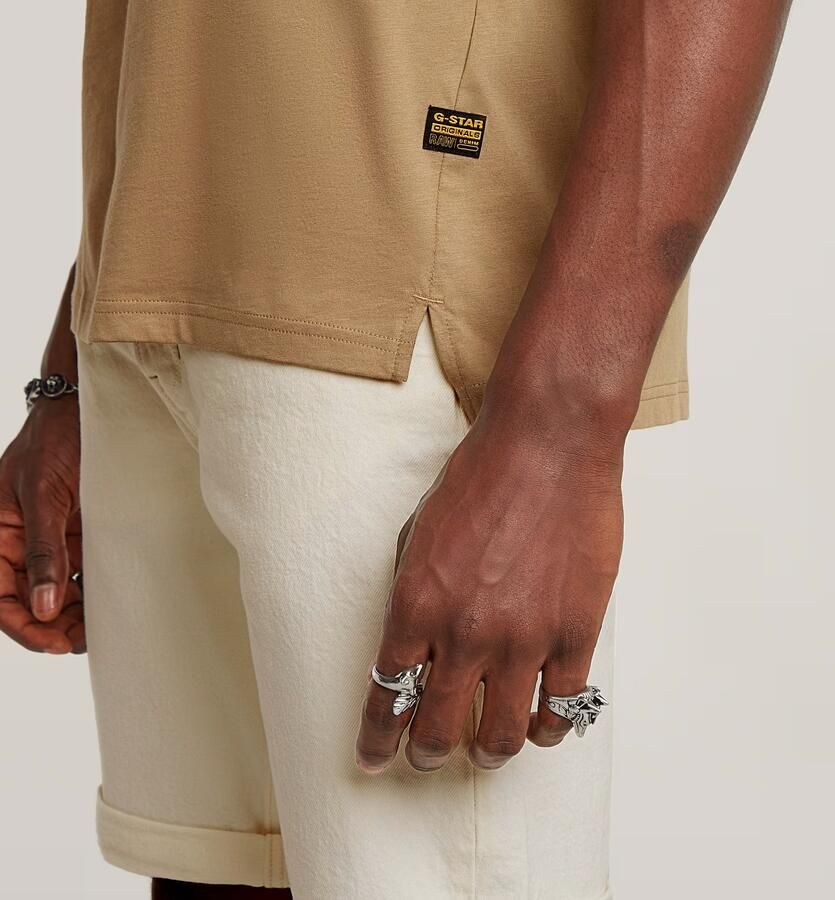 G-Star Raw T-shirt D24449-336 NIFOUS BASE-B444 SAFARI - Foto 7