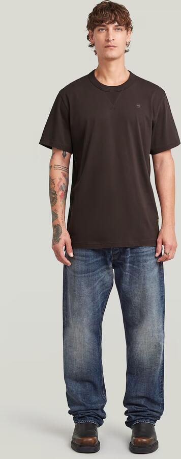 G-Star Raw T-shirt Korte Mouw D24449-336-A926 DEEP BROWN - Foto 8