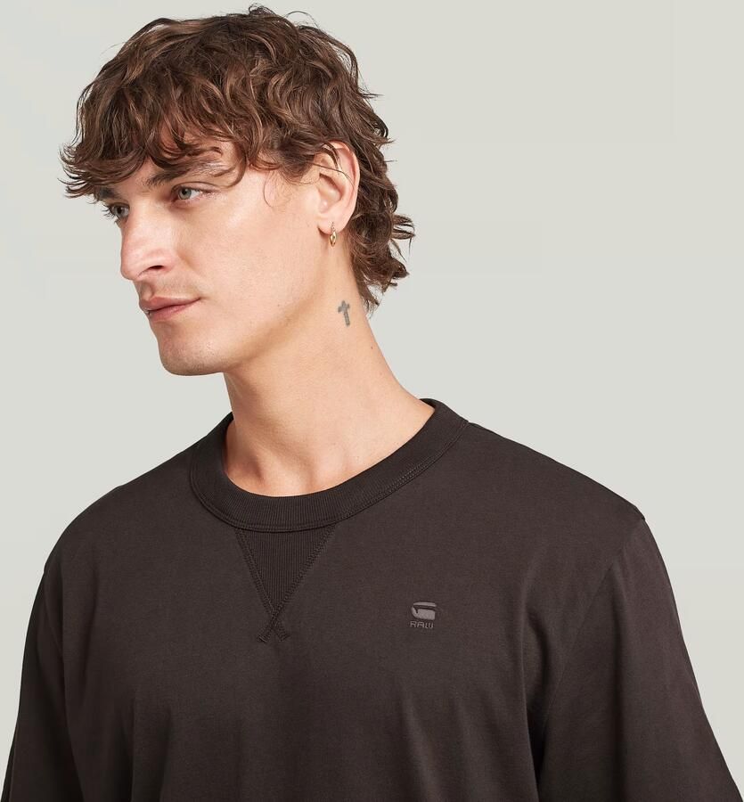 G-Star Raw T-shirt Korte Mouw D24449-336-A926 DEEP BROWN - Foto 6
