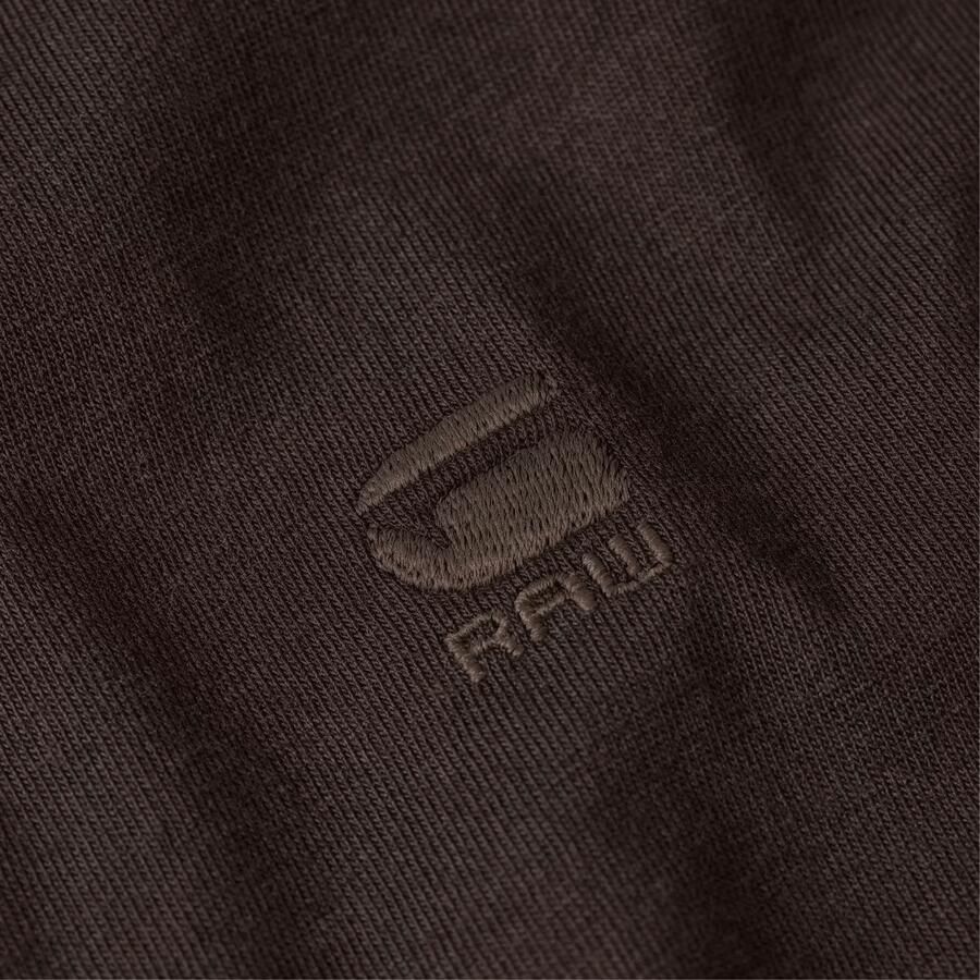 G-Star Raw T-shirt Korte Mouw D24449-336-A926 DEEP BROWN - Foto 5