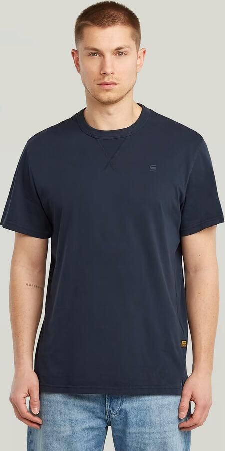 G-STAR RAW Heren Polo's & T-shirts Nifous R T Donkerblauw - Foto 13