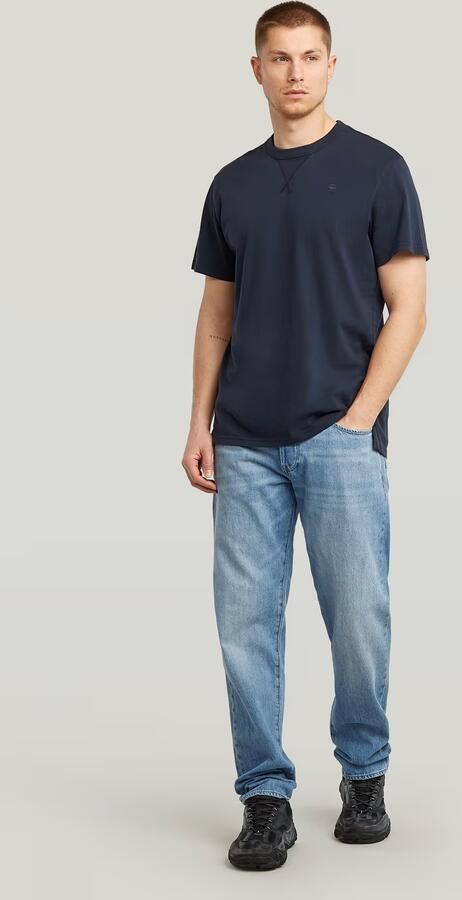 G-STAR RAW Heren Polo's & T-shirts Nifous R T Donkerblauw - Foto 10