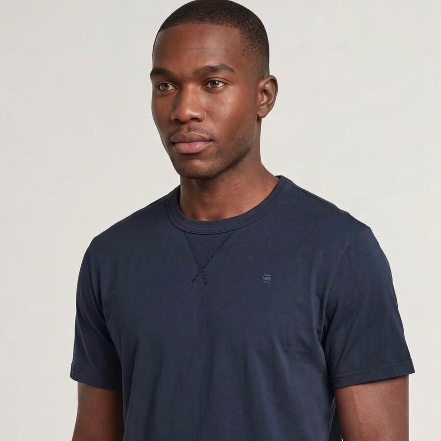 G-STAR RAW Heren Polo's & T-shirts Nifous R T Donkerblauw - Foto 11