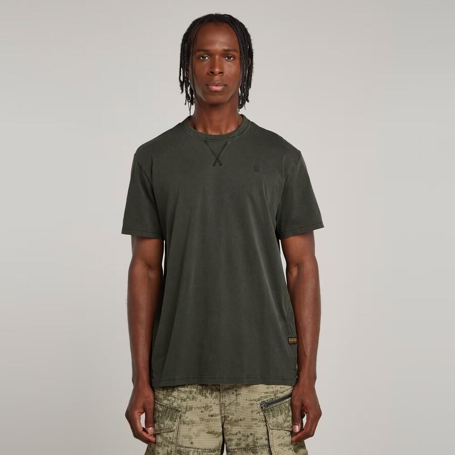G-Star RAW T-shirt Nifous Ronde hals met ribinzet - Foto 3