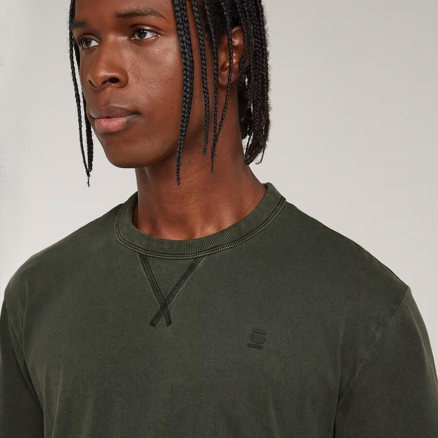 G-Star RAW T-shirt Nifous Ronde hals met ribinzet - Foto 3