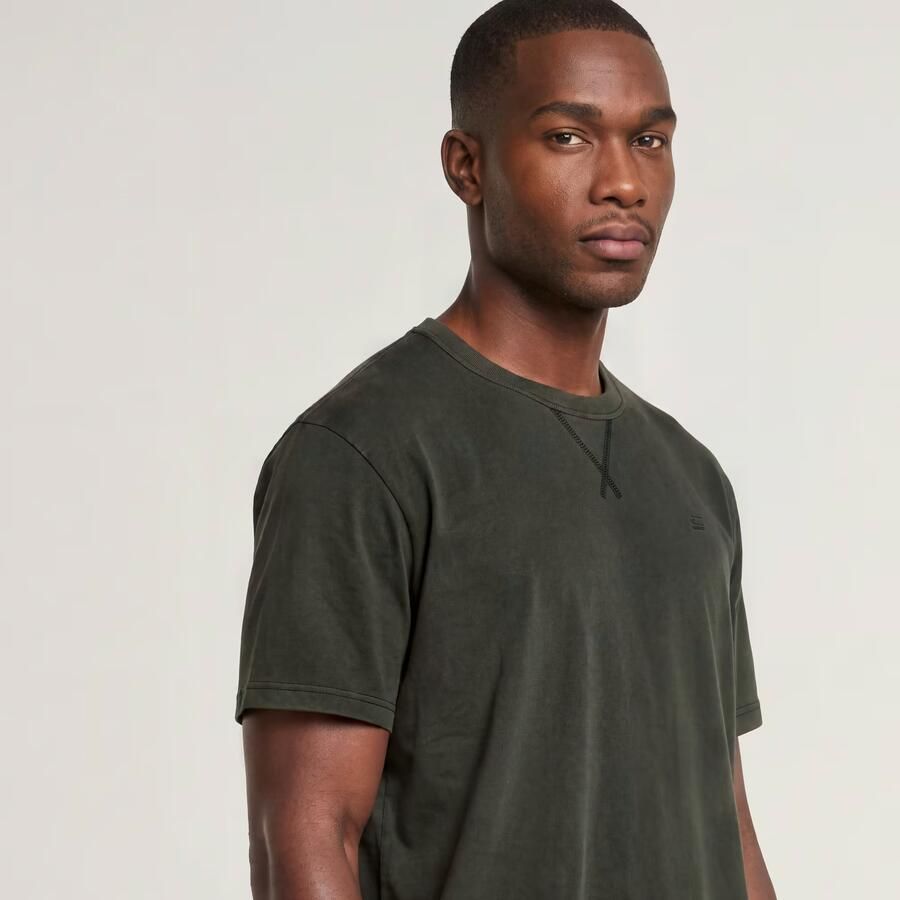 G-Star RAW T-shirt Nifous Ronde hals met ribinzet - Foto 7
