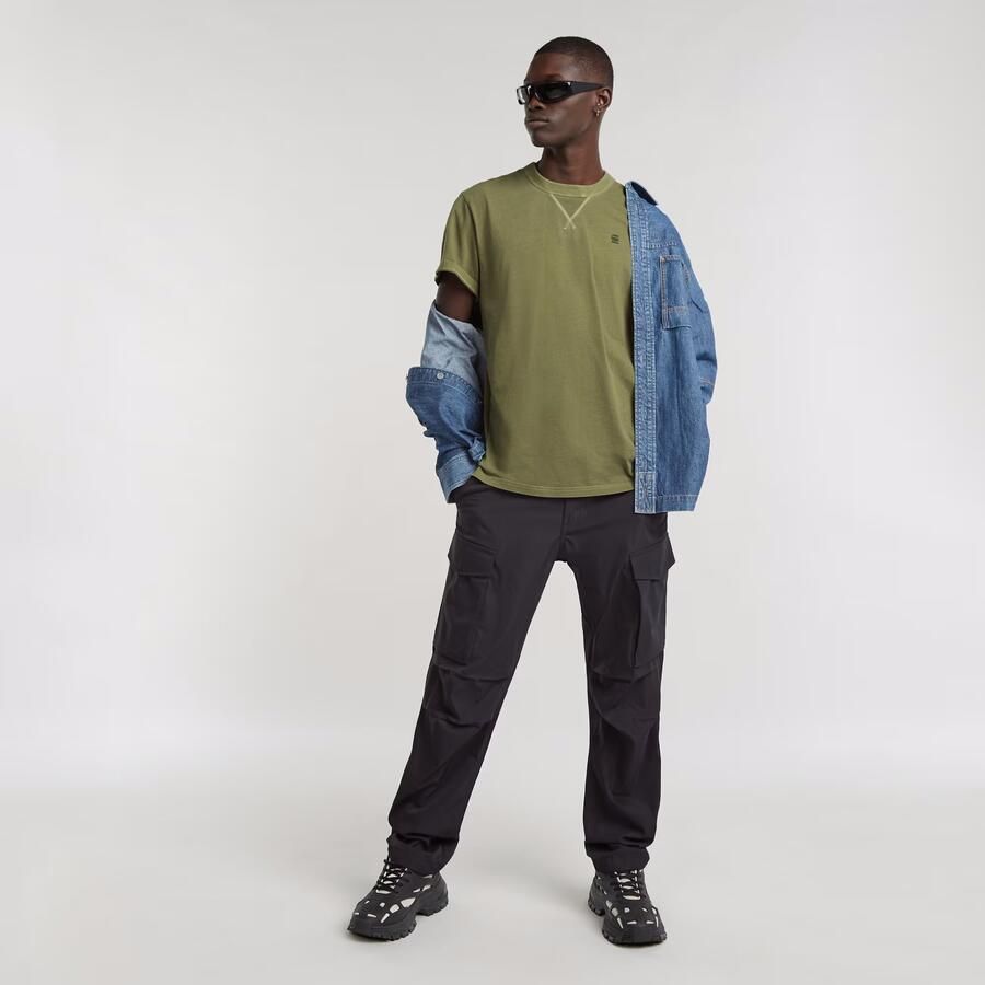 G-Star Raw T-shirt D24449 2653 NIFOUS-D033 SHADOW OLIVE - Foto 10
