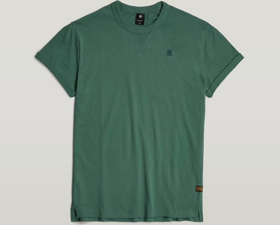 G-Star RAW slim fit T-shirt Nifous met logo donkergroen - Foto 7