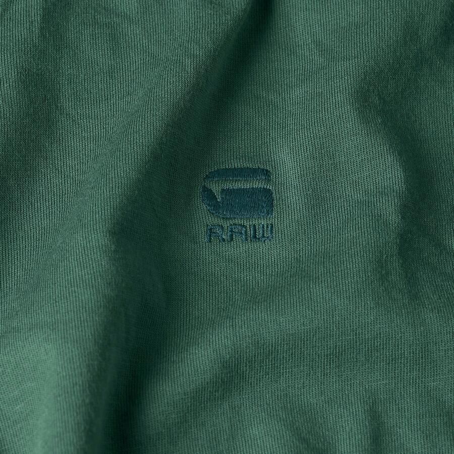 G-Star RAW slim fit T-shirt Nifous met logo donkergroen - Foto 6
