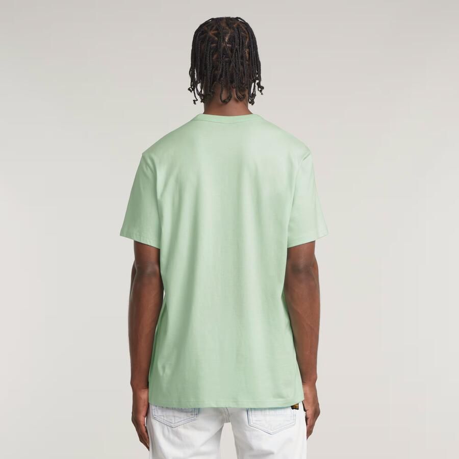 G-STAR RAW Heren Polo's & T-shirts Nifous R T Groen - Foto 5