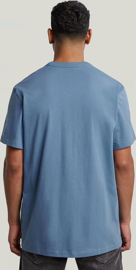 G-Star Raw T-shirt D24449-336 NIFOUS BASE-G989 DUTCH BLUE - Foto 10