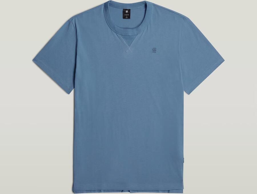 G-Star Raw T-shirt D24449-336 NIFOUS BASE-G989 DUTCH BLUE - Foto 10